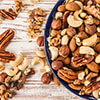Image of piles of assorted nuts