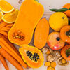 image of orange fruits and vegetables
