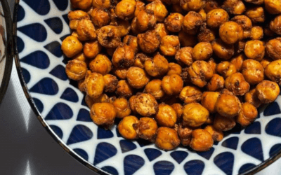 Easy, Budget-Friendly Chili Garlic Roasted Chickpeas